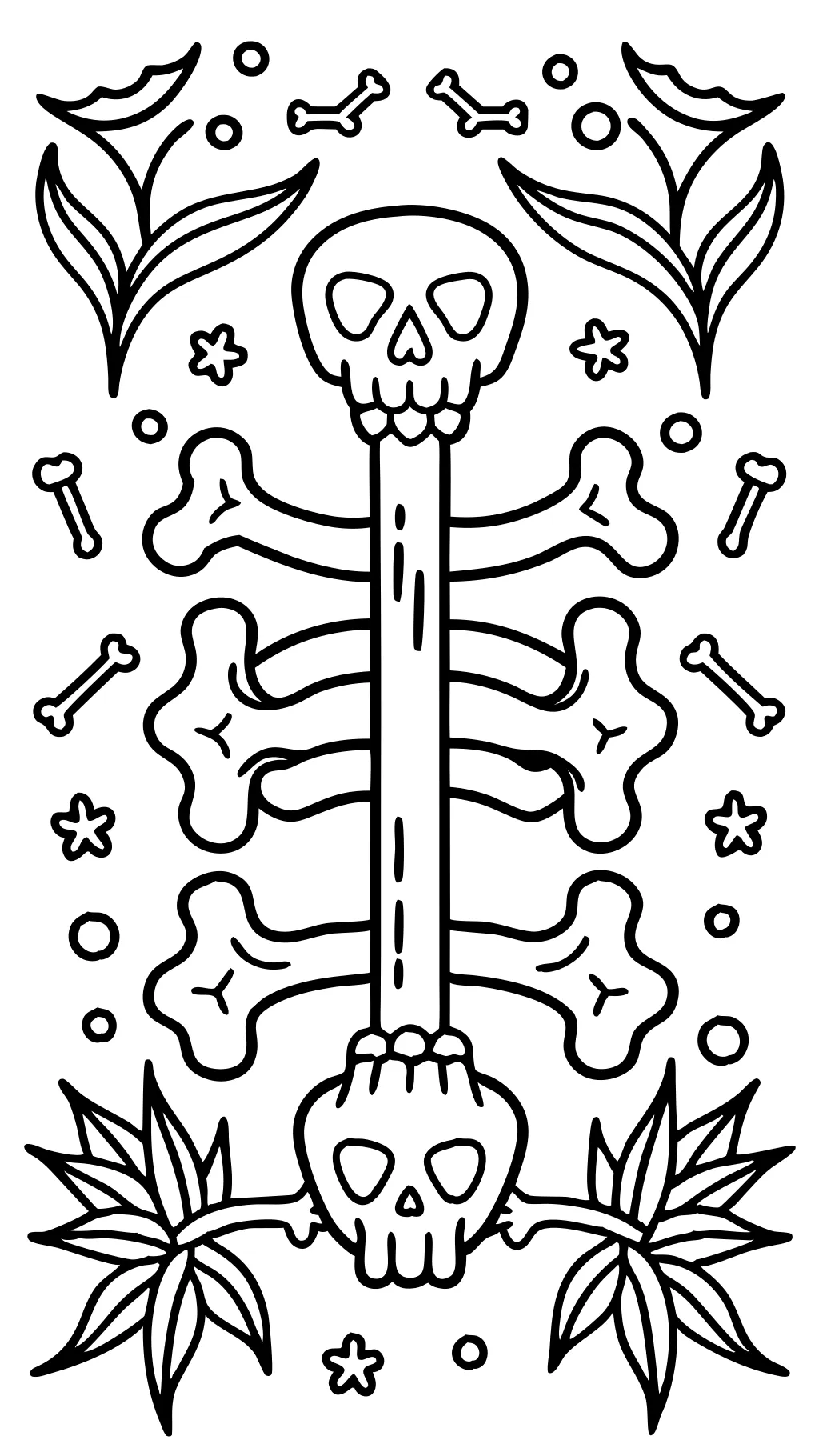 dry bones coloring pages